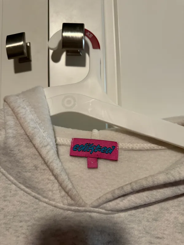 Edikted Grey Hoodie - Image 3