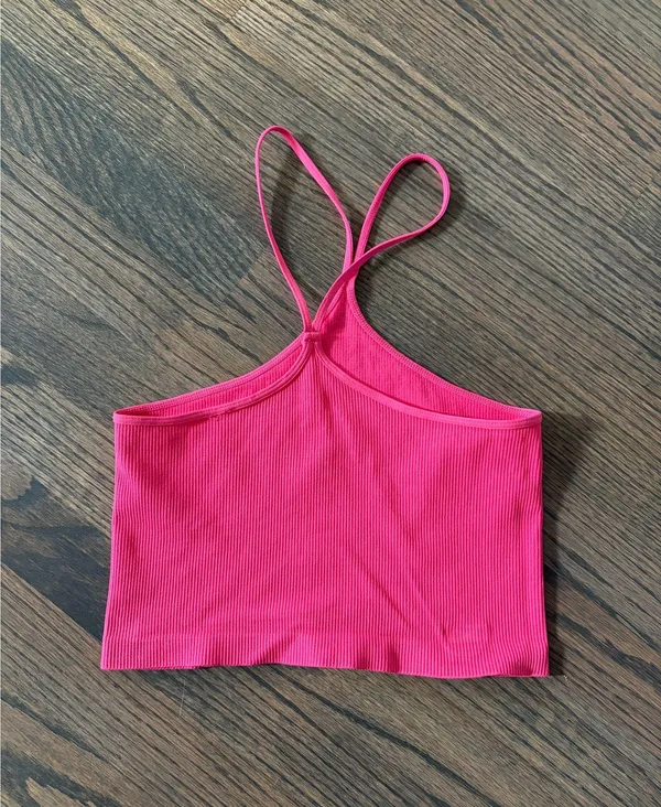 Windsor Pink cross tank top - Image 2