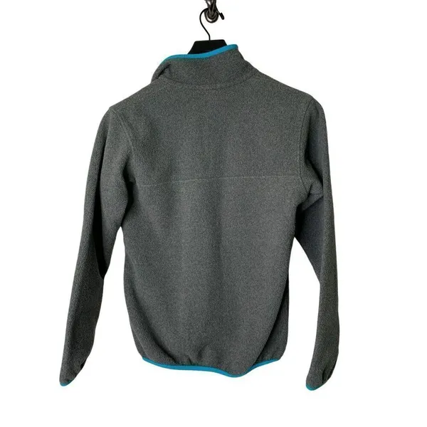 Patagonia Synchilla snap T fleece pullover gray women's size XS - Image 2