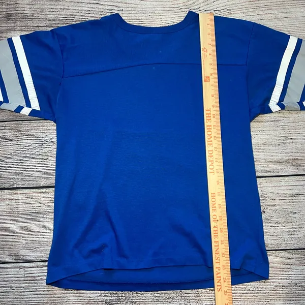 VTG 1990 Salem Sportswear New‎ York Giants Football AOP Jersey Shirt Womens S - Image 7