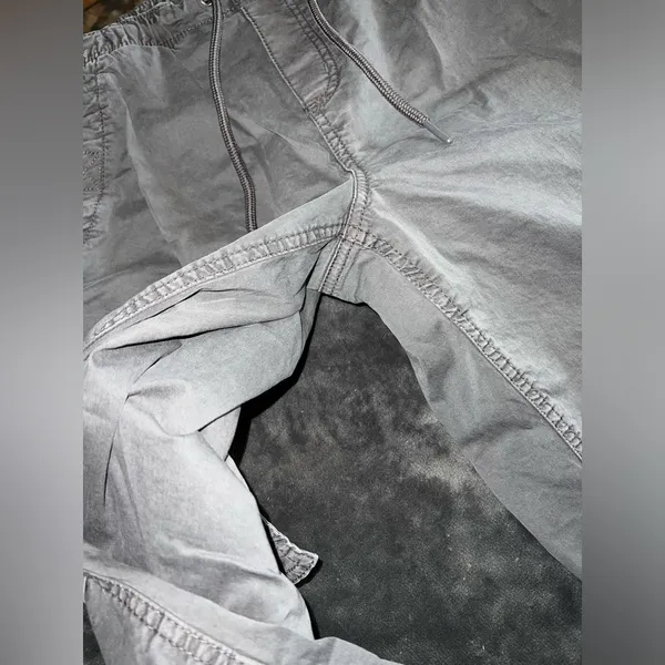Garage Tanner Tie Up Cargo Pant in Grey Forged Iron Size Small - Image 9