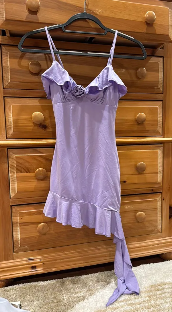 That’s So Fetch Purple Mini Caylee Dress  - Image 2