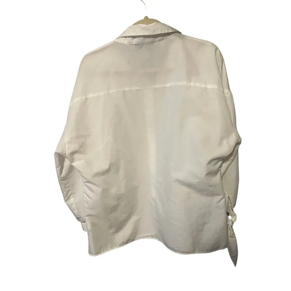 Mare Mare x Anthropologie White Blouse Sz. XL - Image 6