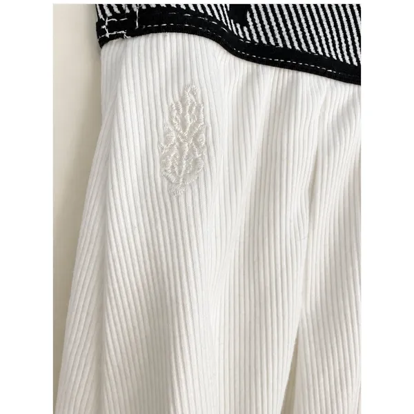 Free People FP Movement Women's Duo Ribbed Mini Tennis Skort In White Size L - Image 5