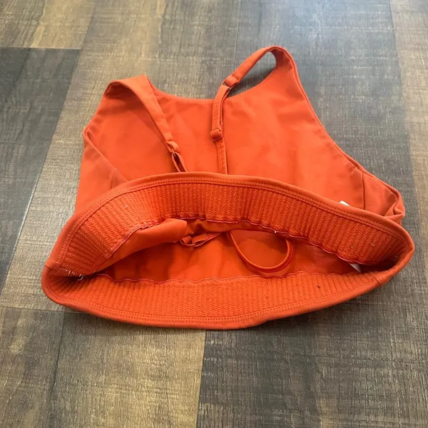 Girlfriend Collective Topanga Bra Orange Size Small - Image 8