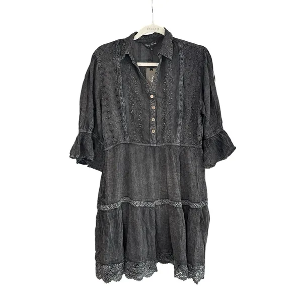 Young Threads Dress Size XL Embroidered Bohemian Festival Hippie Boho - Image 5