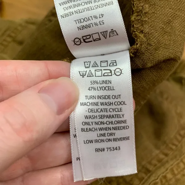 C&C California Linen Lyocell‎ Utility Jacket Women's M Brown Button Down Crop - Image 6