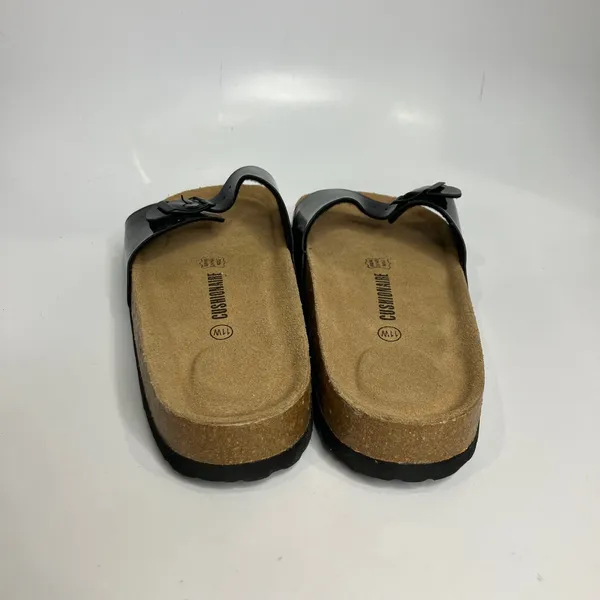 Cushionare Luca vegan patent leather slip on sandals cork Footbed Women's 11‎ - Image 4