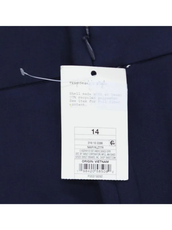 NWT A New Day High-Rise Skinny Ankle Pull-On Pants 93011556 Navy Blue 14 - Image 7