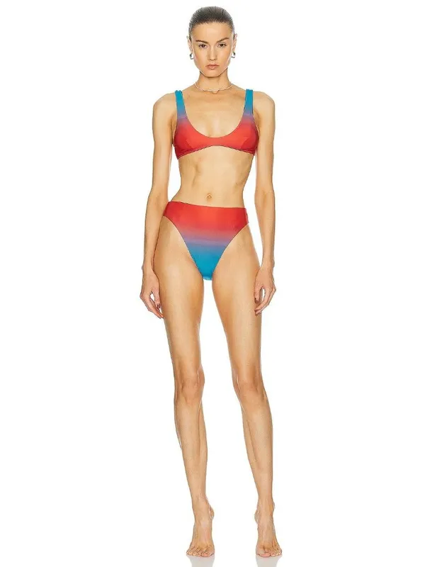 HAIGHT. Mah Hotpants in Ombre Pattern Small New Womens Bikini Bottoms - Image 4