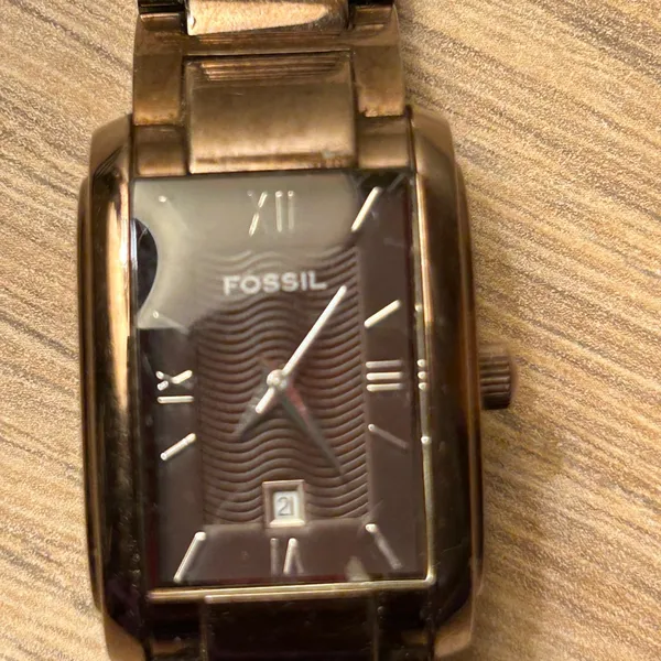 Fossil Brown Rectangular Watch - Image 3