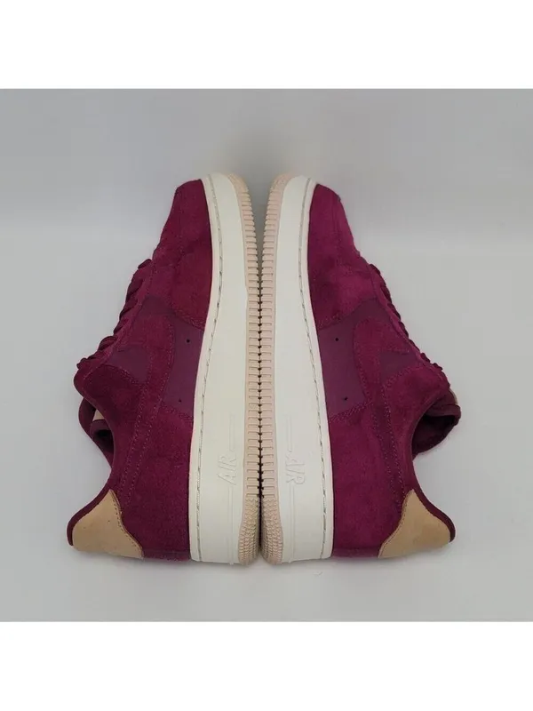 Womens Nike Air Force 1 True Berry Suede Athletic Sneakers Size 7.5 896185-602 - Image 10