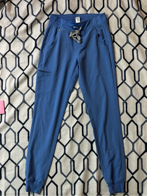 Figs Women’s Zamora Joggers Ceil Blue Size XS/T - Image 4