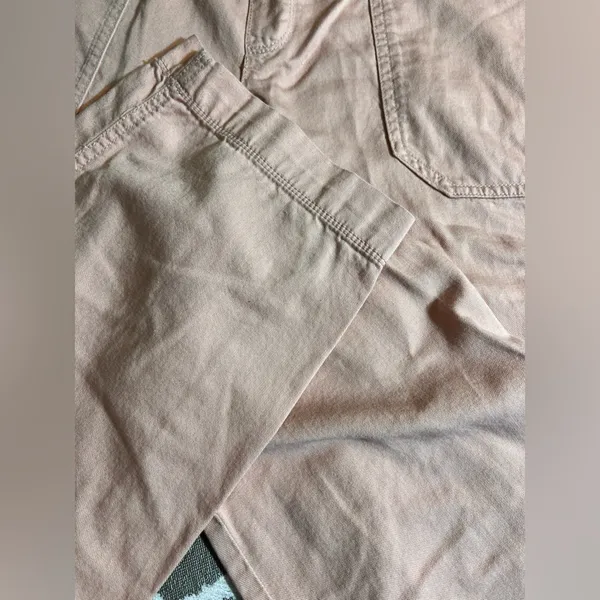 GAP Easy Pant Cargo blush pink, pockets, drawstring elastic waist, great color - Image 6