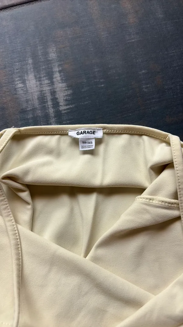 Garage Scoop Neck Butter Yellow Tank - Image 3