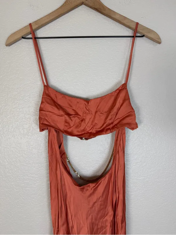 LPA Revolve Adellum Maxi Dress in Copper size XS $248 - Image 10