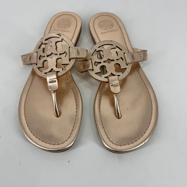Tory Burch MILLER METALLIC SANDAL in Rose Gold - Image 3