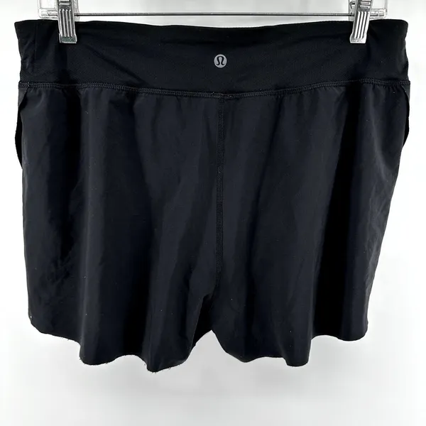 Lululemon Find Your Pace Short 3" Lined Reflective Swift High Rise Black 12 - Image 4
