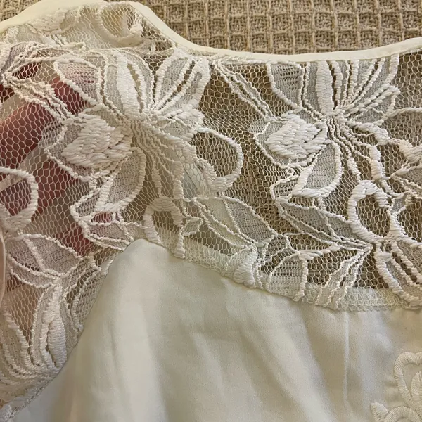 Lace Sheer Neckline Flared Formal Dress - Image 7