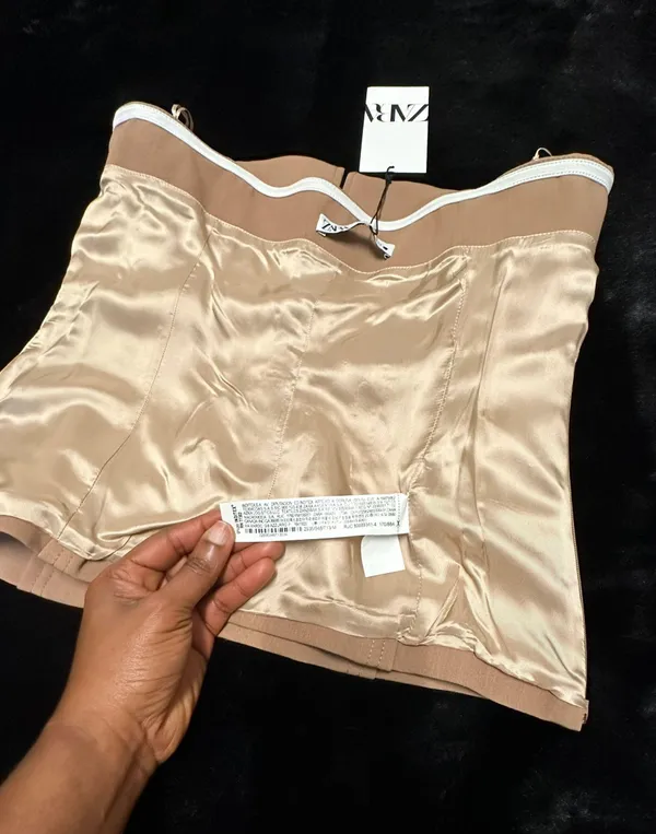 ZARA Beige/Tan  Bustier - Image 10
