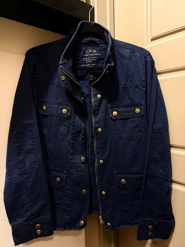 J.Crew Navy Field Jacket - Image 2
