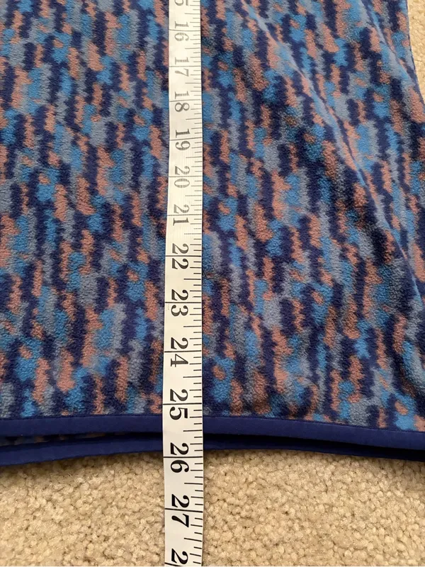 Patagonia quarter zip micro D snap-t pullover hiking winter long sleeve sz large - Image 16