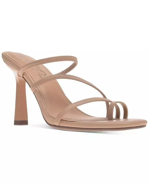 Wild Pair Nude Strappy Heels - Image 4