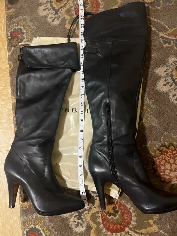 Banana Republic over the knee “Evie” black leather boots CIRCA 2007!! - Image 5