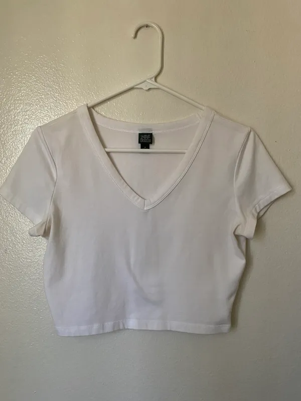 Wild Fable White Crop Top - Image 3
