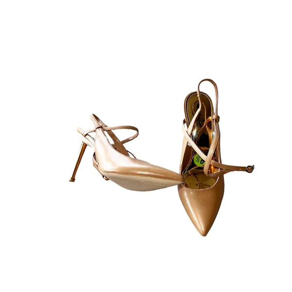 NEW GUESS Women's Staton Dress Pumps TAN, FAUX LEATHER - Image 8