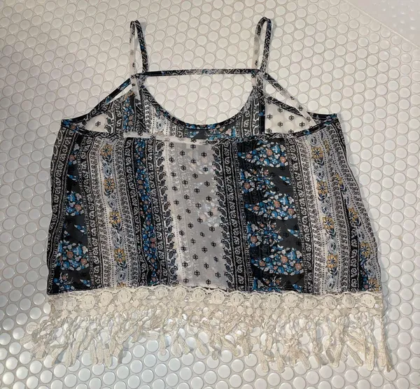 Floral Tank Top Multi Size M - Image 2