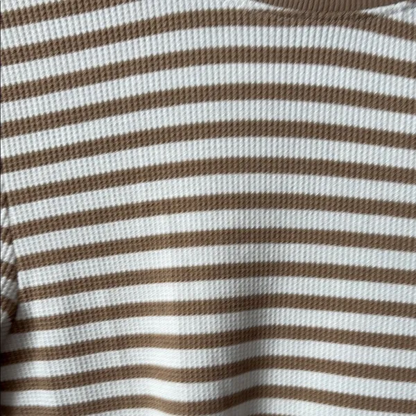 American Eagle Striped Turtleneck Long Sleeve Top - Image 2