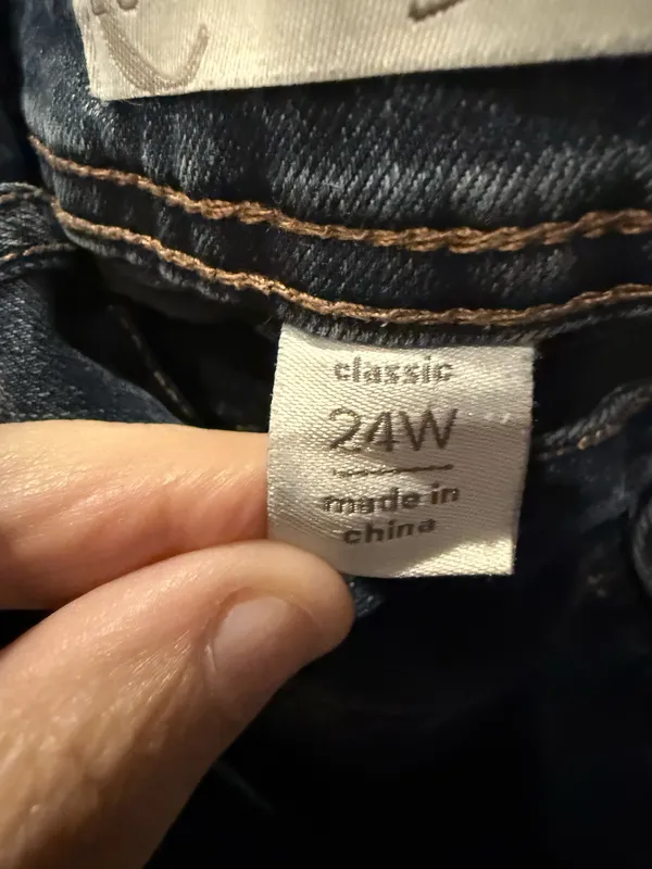 C Den Classic Jeans 24W Blue Size 24 - Image 2