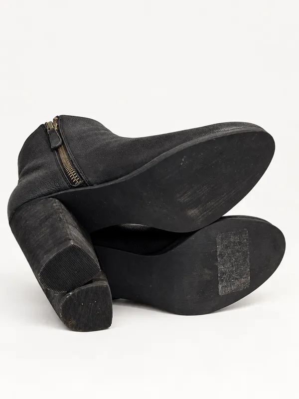 bp Nordstrom black leather ankle booties - Image 11