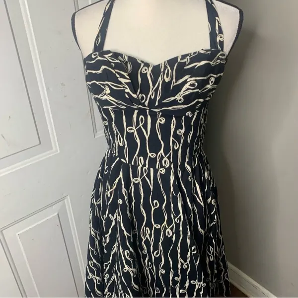 Anthropologie girls from Savoy halter Taylor Swift pinup dress size 0‎ - Image 4
