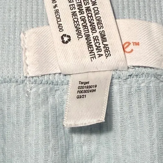 Colsie Light Blue Ribbed Seamless Lounge Shorts High Waisted Womens Large‎ - Image 7