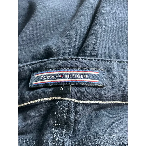 Tommy Hilfiger Women's Navy Blue Mid Rise Slim Skinny Trousers Pants Size S - Image 5
