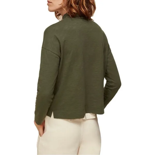 Whistles Women's Mock Neck Relaxed Long Sleeve T-Shirt - Image 2