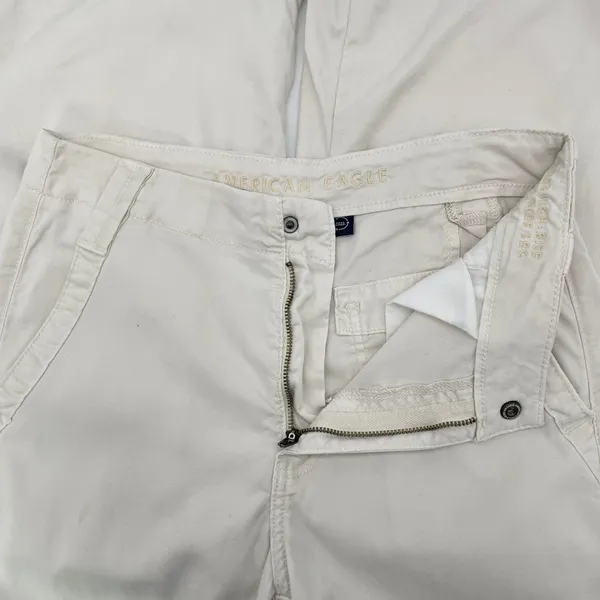 American Eagle Cargo Pants Women 000 Short Baggy Wide‎ Leg Minimal Indie Skater - Image 6