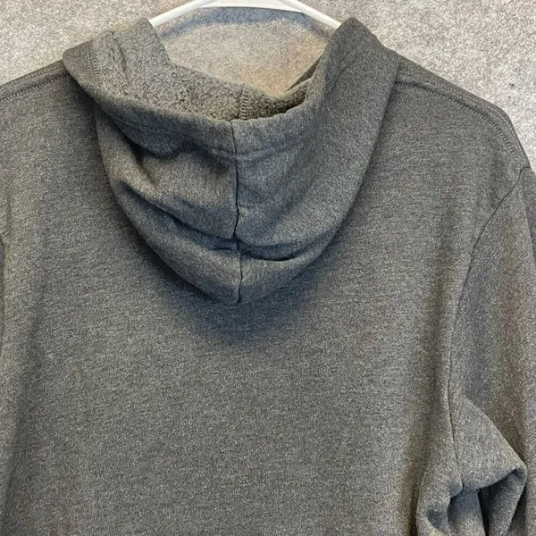 POSHMARK Hoodie Sweatshirt Women's Large Charcoal Gray Pocket Long Sleeve Fleece - Image 11