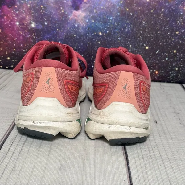 Mizuno Womens Wave‎ Inspire 18 Running Shoes Rosette Snow White Women Sz 10 US - Image 3