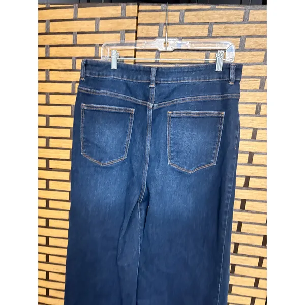 Well Worn Brand Wide‎ Leg Jeans Size 14/34 - Image 5