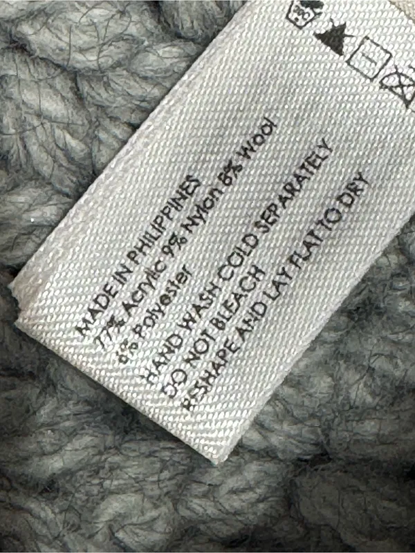 MICHAEL KORS Chunky Knit Headband OS Gray $58 Retail NWT - Image 7