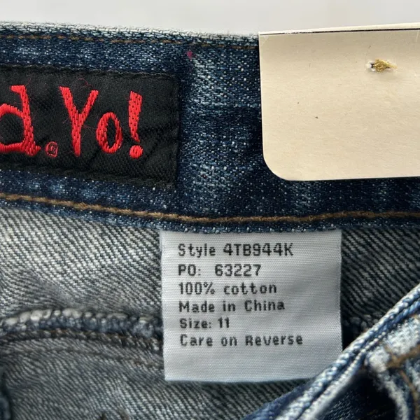 Mudd‎ Y2K Deadstock Flared Bootcut Jeans Medium Wash Denim Size  11 - Image 3