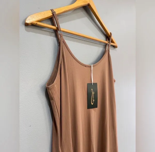 SALE! Brown Ofeefan Tank Maxi Dress Size M NWT - Image 5
