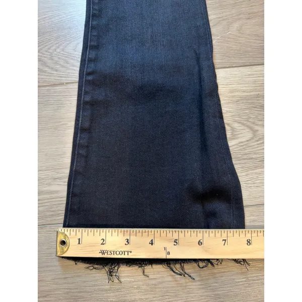 Mother The Hustler Ankle Fray Encounters at Night Dark Blue Stretch Jeans 27 - Image 9
