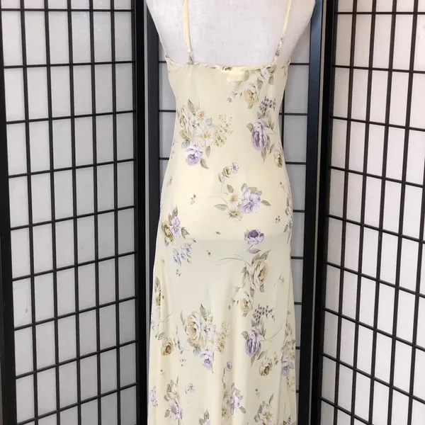 VTG Gold Crown Label Floral Dress - Image 7