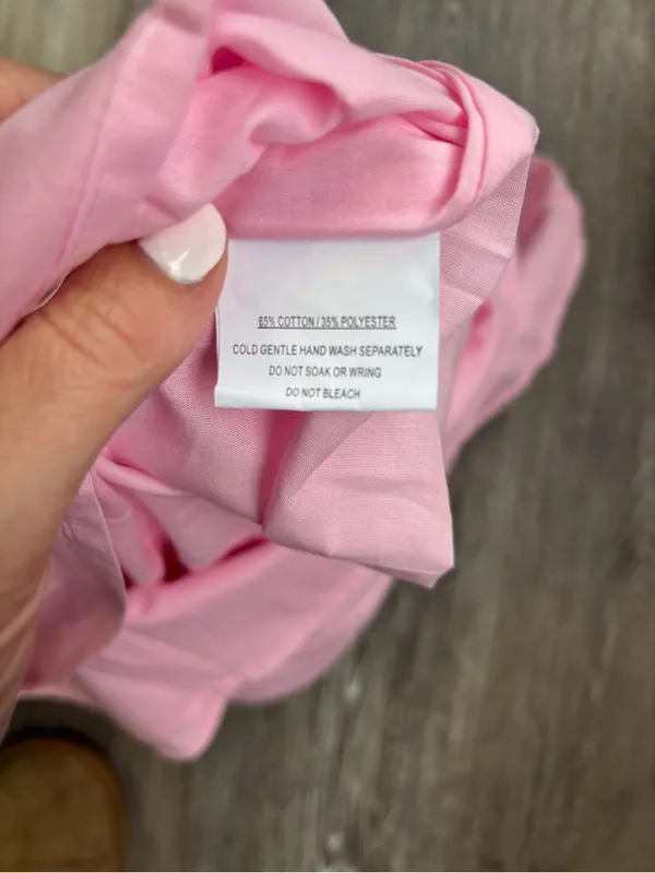 Pink Sundress with ruched bust - Image 3