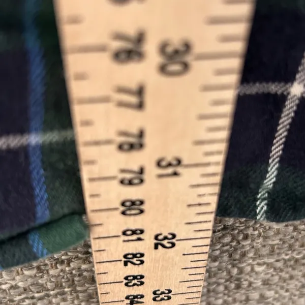 Eddie Bauer Flannel Button Up Shirt Green Medium‎ - Image 8