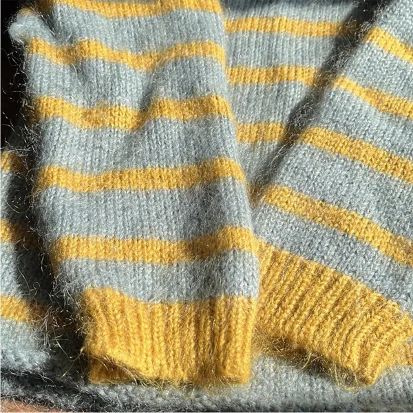 Dr Martens VINTAGE Medium Airwair Mohair Striped Sweater - Image 4